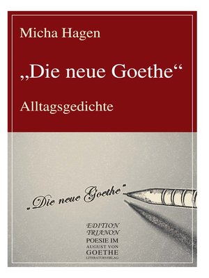 cover image of "Die neue Goethe"